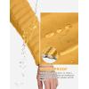 imageLittle Donkey Andy Womens Warm Waterproof Puffer Jacket Hooded Windproof Winter Coat with Recycled InsulationUpgraded Yellow