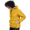 imageLittle Donkey Andy Womens Warm Waterproof Puffer Jacket Hooded Windproof Winter Coat with Recycled InsulationYellow Heather
