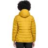 imageLittle Donkey Andy Womens Warm Waterproof Puffer Jacket Hooded Windproof Winter Coat with Recycled InsulationYellow Heather