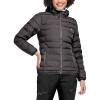 imageLittle Donkey Andy Womens Warm Waterproof Puffer Jacket Hooded Windproof Winter Coat with Recycled InsulationDeep Grey Heather
