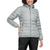 imageLittle Donkey Andy Womens Warm Waterproof Puffer Jacket Hooded Windproof Winter Coat with Recycled InsulationLight Grey Heather