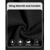 imageLittle Donkey Andy Mens Fleece Running Pullover Quarter Zip Long Sleeve Warm Sweatshirts Athletic Workout ShirtsBlack
