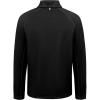 imageLittle Donkey Andy Mens Fleece Running Pullover Quarter Zip Long Sleeve Warm Sweatshirts Athletic Workout ShirtsBlack
