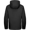 imageLittle Donkey Andy Mens Lightweight Warm Jacket with recycled insulation Hooded Windproof Winter CoatBlack