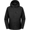 imageLittle Donkey Andy Mens Lightweight Warm Jacket with recycled insulation Hooded Windproof Winter CoatBlack
