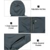 imageLittle Donkey Andy Mens Lightweight Warm Jacket with recycled insulation Hooded Windproof Winter CoatGrey