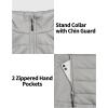 imageLittle Donkey Andy Mens Packable Lightweight Puffer Vest with Recycled Insulation for Running GolfGray