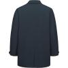imageLittle Donkey Andy Mens Waterproof MidLength Trench Coat Lightweight Long Rain Coat Single Breasted OvercoatBlack Heather