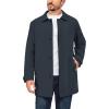 imageLittle Donkey Andy Mens Waterproof MidLength Trench Coat Lightweight Long Rain Coat Single Breasted OvercoatBlack Heather