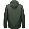 imageLittle Donkey Andy Mens Waterproof Rain Jacket Lightweight Hooded Raincoat Rain Shell for Travel Hiking GolfArmy Green
