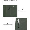 imageLittle Donkey Andy Mens Waterproof Rain Jacket Lightweight Hooded Raincoat Rain Shell for Travel Hiking GolfArmy Green