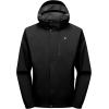 imageLittle Donkey Andy Mens Waterproof Rain Jacket Lightweight Hooded Raincoat Rain Shell for Travel Hiking GolfBlack