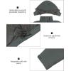 imageLittle Donkey Andy Mens Waterproof Rain Jacket Lightweight Hooded Raincoat Rain Shell for Travel Hiking GolfGray