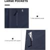 imageLittle Donkey Andy Mens Waterproof Rain Jacket Lightweight Hooded Raincoat Rain Shell for Travel Hiking GolfNavy