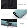 imageLittle Donkey Andy Womens Waterproof Hiking Skiing Jacket with Removable Hood Fleece Lined Winter Warm Rain CoatBlue Heather
