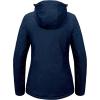 imageLittle Donkey Andy Womens Waterproof Hiking Skiing Jacket with Removable Hood Fleece Lined Winter Warm Rain CoatGalaxy Blue
