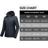 imageLittle Donkey Andy Womens Waterproof Hiking Skiing Jacket with Removable Hood Fleece Lined Winter Warm Rain CoatIndia Ink