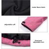 imageLittle Donkey Andy Womens Waterproof Hiking Skiing Jacket with Removable Hood Fleece Lined Winter Warm Rain CoatRose