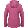 imageLittle Donkey Andy Womens Waterproof Hiking Skiing Jacket with Removable Hood Fleece Lined Winter Warm Rain CoatRose