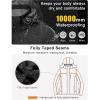 imageLittle Donkey Andy Womens Waterproof Ski Snowboarding Jacket Windproof Warm Coat with Detachable HoodBlackthin Polyesterfill polyster Lining