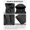 imageLittle Donkey Andy Womens Waterproof Ski Snowboarding Jacket Windproof Warm Coat with Detachable HoodBlackthin Polyesterfill polyster Lining
