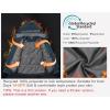 imageLittle Donkey Andy Womens Waterproof Ski Snowboarding Jacket Windproof Warm Coat with Detachable HoodBluethin Polyesterfill polyster Lining