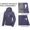 imageLittle Donkey Andy Womens Waterproof Ski Snowboarding Jacket Windproof Warm Coat with Detachable HoodDrak Purplethin Polyesterfill polyster Lining