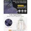 imageLittle Donkey Andy Womens Waterproof Ski Snowboarding Jacket Windproof Warm Coat with Detachable HoodDrak Purplethin Polyesterfill polyster Lining