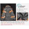 imageLittle Donkey Andy Womens Waterproof Ski Snowboarding Jacket Windproof Warm Coat with Detachable HoodGreythin Polyesterfill polyster Lining