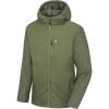 imageLittle Donkey Andy Mens Lightweight Warm Jacket with recycled insulation Hooded Windproof Winter CoatGreen