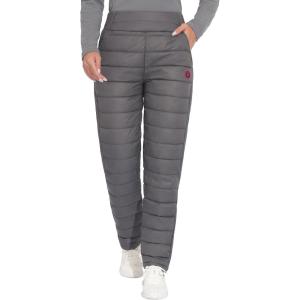 imageLittle Donkey Andy Down Pants for Women Lightweight Puffy Sweat Pants High Waist Puffer Sweatpants Quilted Snow Ski TrousersGrey