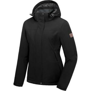 imageLittle Donkey Andy Womens Waterproof Ski Snowboarding Jacket Windproof Warm Coat with Detachable HoodBlackthin Polyesterfill polyster Lining