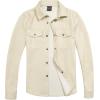 imageLittle Donkey Andy Mens Leather Jacket Waterproof Stretch Faux Leather Jacket for Men Outwear CasualWhite