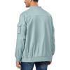 imageLittle Donkey Andy Mens Lightweight Bomber Jacket Causal Fashion Flight Windbreaker Fall Spring Outdoor CoatBlue