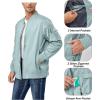imageLittle Donkey Andy Mens Lightweight Bomber Jacket Causal Fashion Flight Windbreaker Fall Spring Outdoor CoatBlue