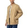 imageLittle Donkey Andy Mens Lightweight Bomber Jacket Causal Fashion Flight Windbreaker Fall Spring Outdoor CoatKhaki