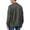 imageLittle Donkey Andy Mens Lightweight Bomber Jacket Causal Fashion Flight Windbreaker Fall Spring Outdoor CoatOlive Branch
