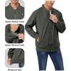 imageLittle Donkey Andy Mens Lightweight Bomber Jacket Causal Fashion Flight Windbreaker Fall Spring Outdoor CoatOlive Branch
