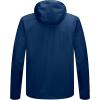 imageLittle Donkey Andy Mens Lightweight Hooded Softshell Jacket for Running Travel Hiking Windproof Outerwear Water RepellentDark Blue