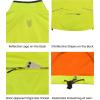 imageLittle Donkey Andy Mens Lightweight Hooded Softshell Jacket for Running Travel Hiking Windproof Outerwear Water RepellentFluorescent Yellowhoodless