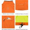 imageLittle Donkey Andy Mens Lightweight Hooded Softshell Jacket for Running Travel Hiking Windproof Outerwear Water RepellentOrangehoodless