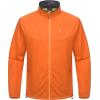 imageLittle Donkey Andy Mens Lightweight Hooded Softshell Jacket for Running Travel Hiking Windproof Outerwear Water RepellentOrangehoodless