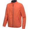imageLittle Donkey Andy Mens Lightweight Reversible Bomer Jacket Windproof Water Resistant Coat Running GolfA Grey  B Orange