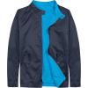 imageLittle Donkey Andy Mens Lightweight Reversible Bomer Jacket Windproof Water Resistant Coat Running GolfA Navy Blue  B Blue