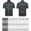 imageLittle Donkey Andy Mens Lightweight Softshell Vests Short Sleeve Jackets for Golfing Hiking RunningB Gray