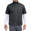 imageLittle Donkey Andy Mens Lightweight Softshell Vests Short Sleeve Jackets for Golfing Hiking RunningB Gray