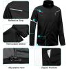 imageLittle Donkey Andy Mens Lightweight Softshell Vests Short Sleeve Jackets for Golfing Hiking RunningB2 Black