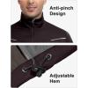 imageLittle Donkey Andy Mens Lightweight Softshell Vests Short Sleeve Jackets for Golfing Hiking RunningDeep Brown