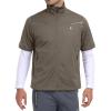 imageLittle Donkey Andy Mens Lightweight Softshell Vests Short Sleeve Jackets for Golfing Hiking RunningLight Brown