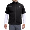 imageLittle Donkey Andy Mens Lightweight Softshell Vests Short Sleeve Jackets for Golfing Hiking RunningPure Black